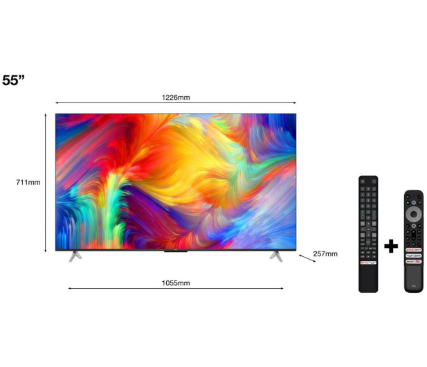 TCL 55P638 55" LED 4K Google TV Dolby Vision Atmos HDMI 2.1 - 1061508 - zdjęcie 3